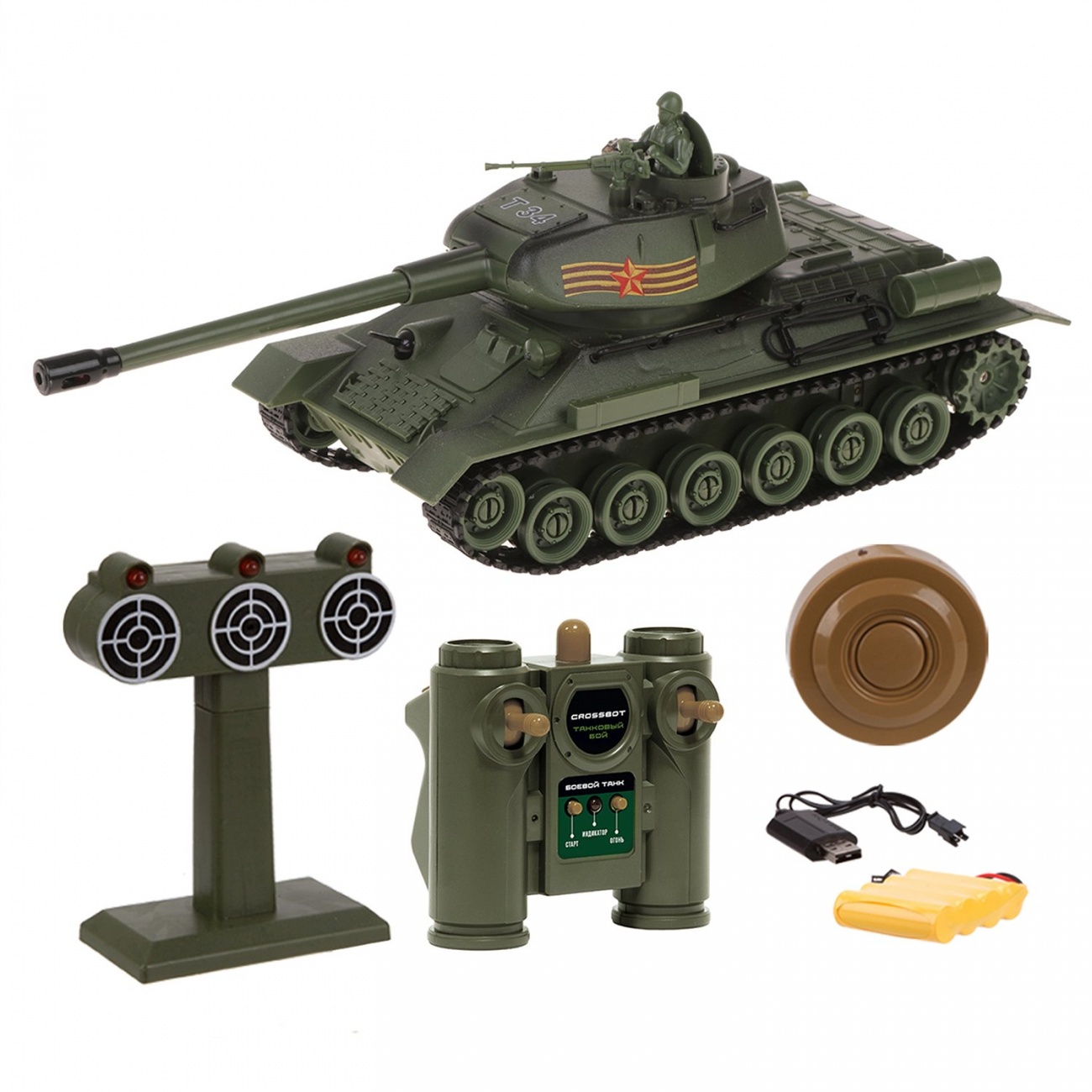 Конструктор «Боевой танк», 26 деталей для детского сада