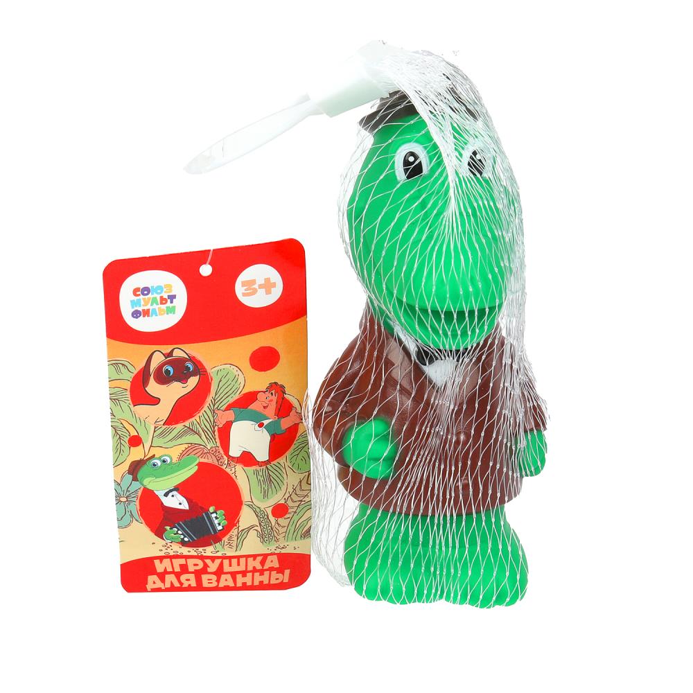 Игрушка пластизоль для ванны Союзмультфильм Крокодил Гена, Играем Вместе YF-6R-LK