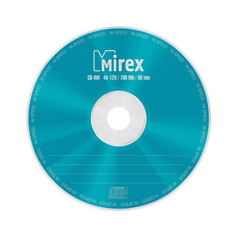 Диск CD-RW 4x-12x Mirex Cake/10 UL121002A8L 1200903