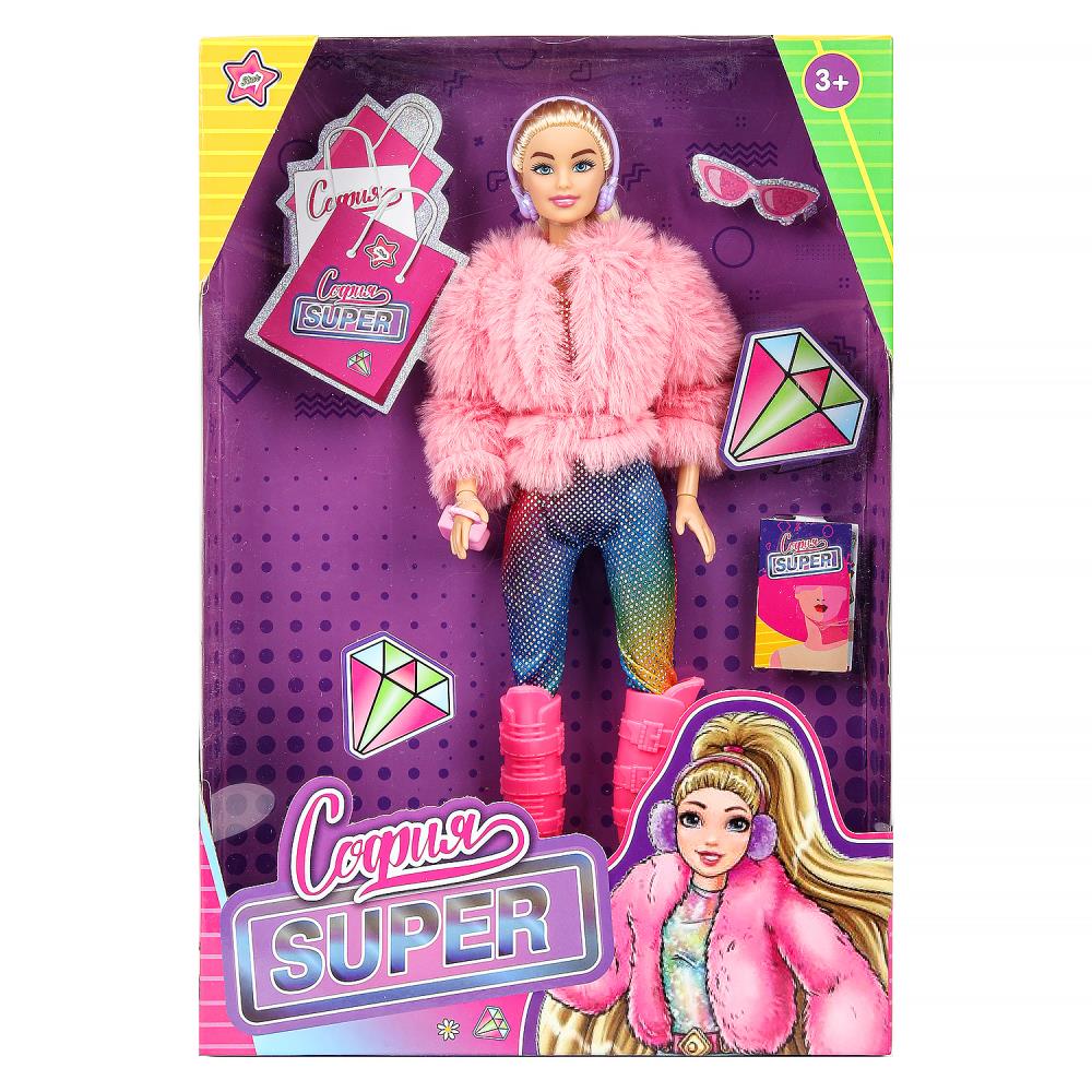 Кукла 29 см София, руки и ноги сгибаются Карапуз SFS-06-BB-B