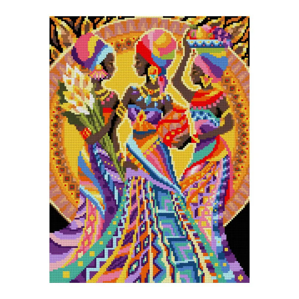 Набор для творчества LORI Алмазная мозаика (полное заполнение) Экзотика 30*40 см Ам-156