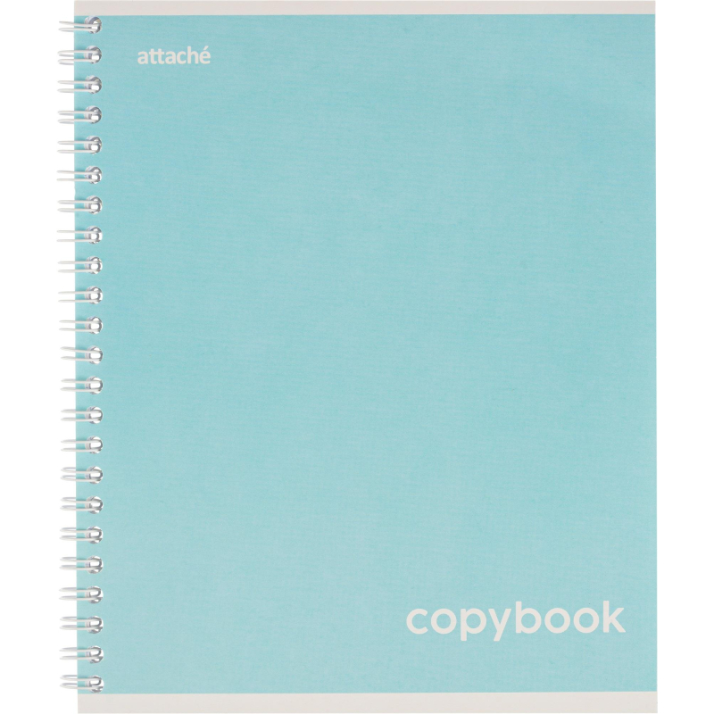 Тетрадь Attache Акварель гребень картон А5 80л голубой 1609790