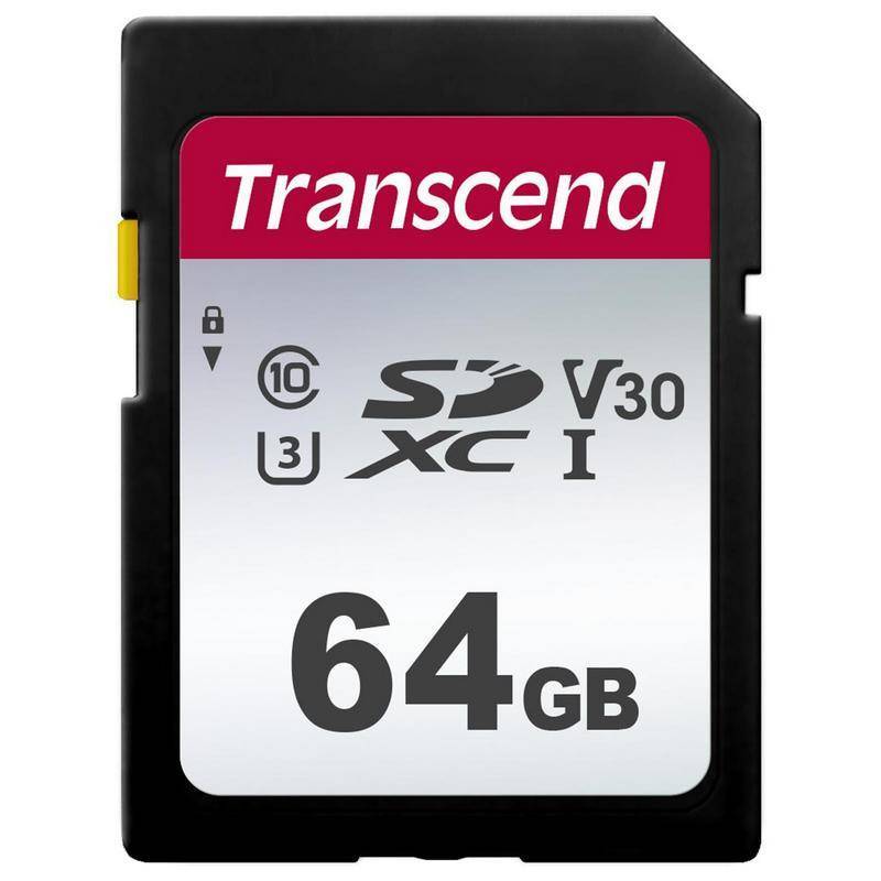 Карта памяти Transcend 300S SDXC 64Gb UHS-I Cl10, TS64GSDC300S 887545