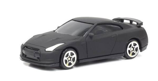 Машинка Nissan GTR (R35) черная матовая (металл) игрушка Uni-Fortune 344013SM