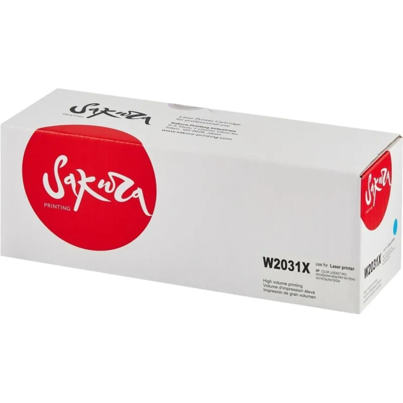 Картридж лазерный Sakura W2031X гол. пов. емк. для HP LJ M454/MFP M479 2055365 SAW2031X
