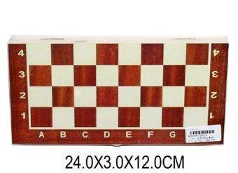 Шахматы (в деревянной коробке) размер поля 24х24 см, настольная игра Shantou Gepai B001S