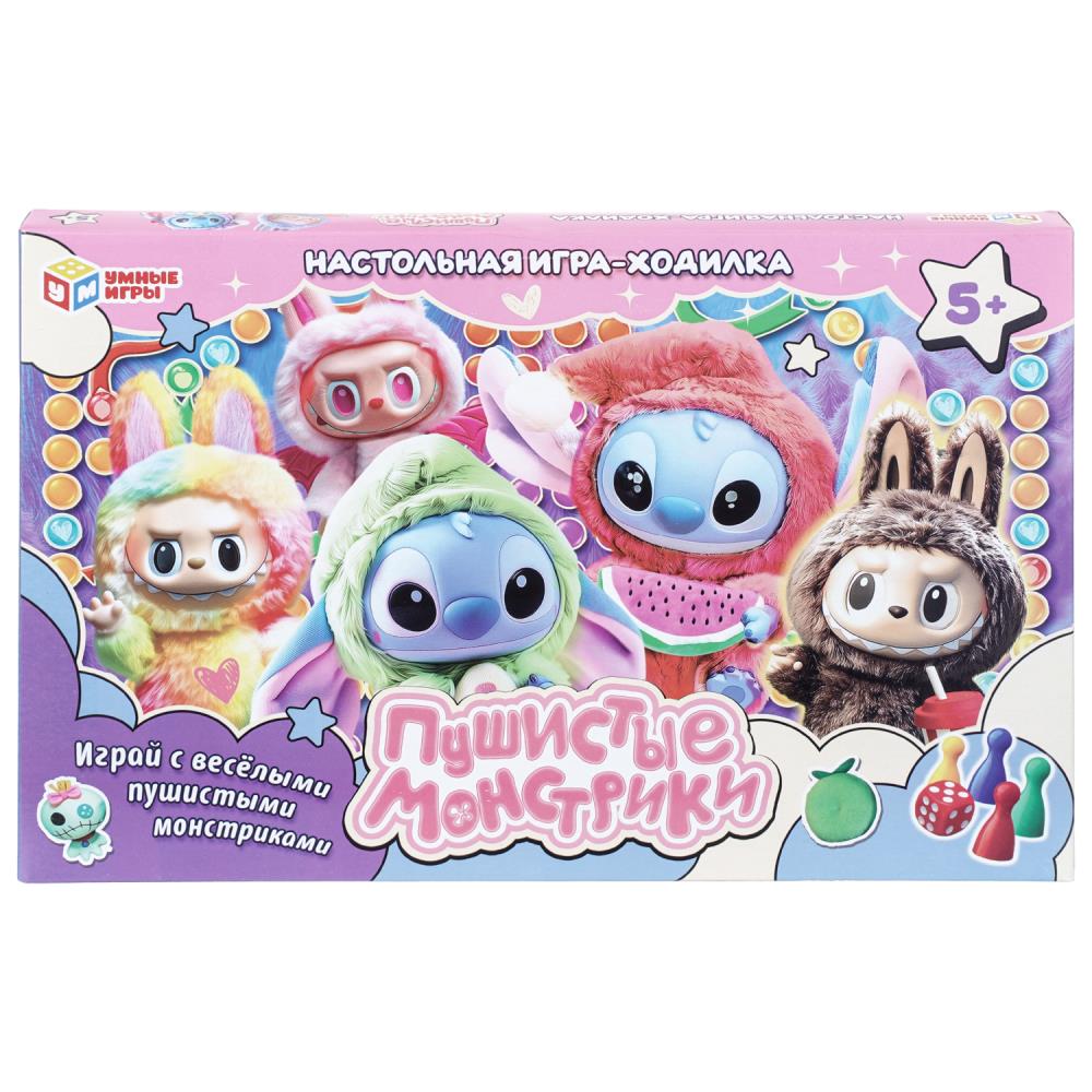 Настольная игра-ходилка Пушистые Монстрики Умные игры 4630395068376