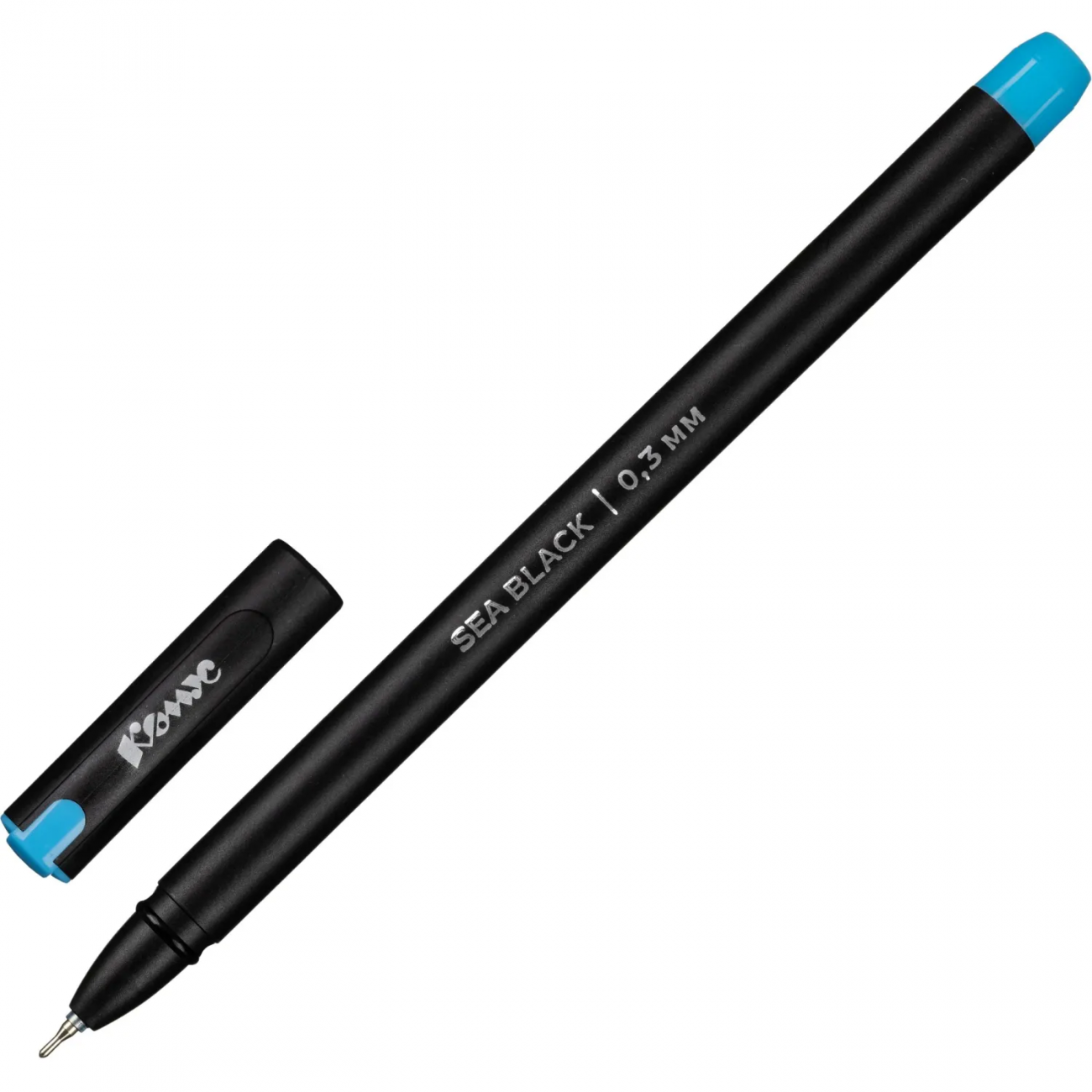 Ручка шарик. неавтомат. Комус Sea Black синяя(толщина линии 0.3мм) 2137785