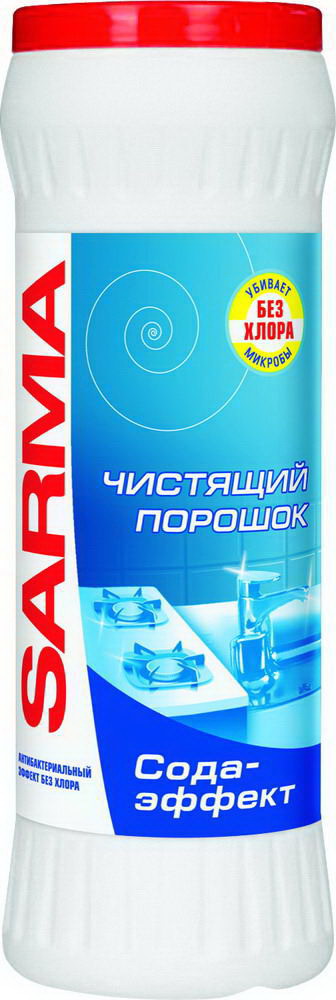 Чистящий порошок SARMA Сода-эффект 400г 8073К