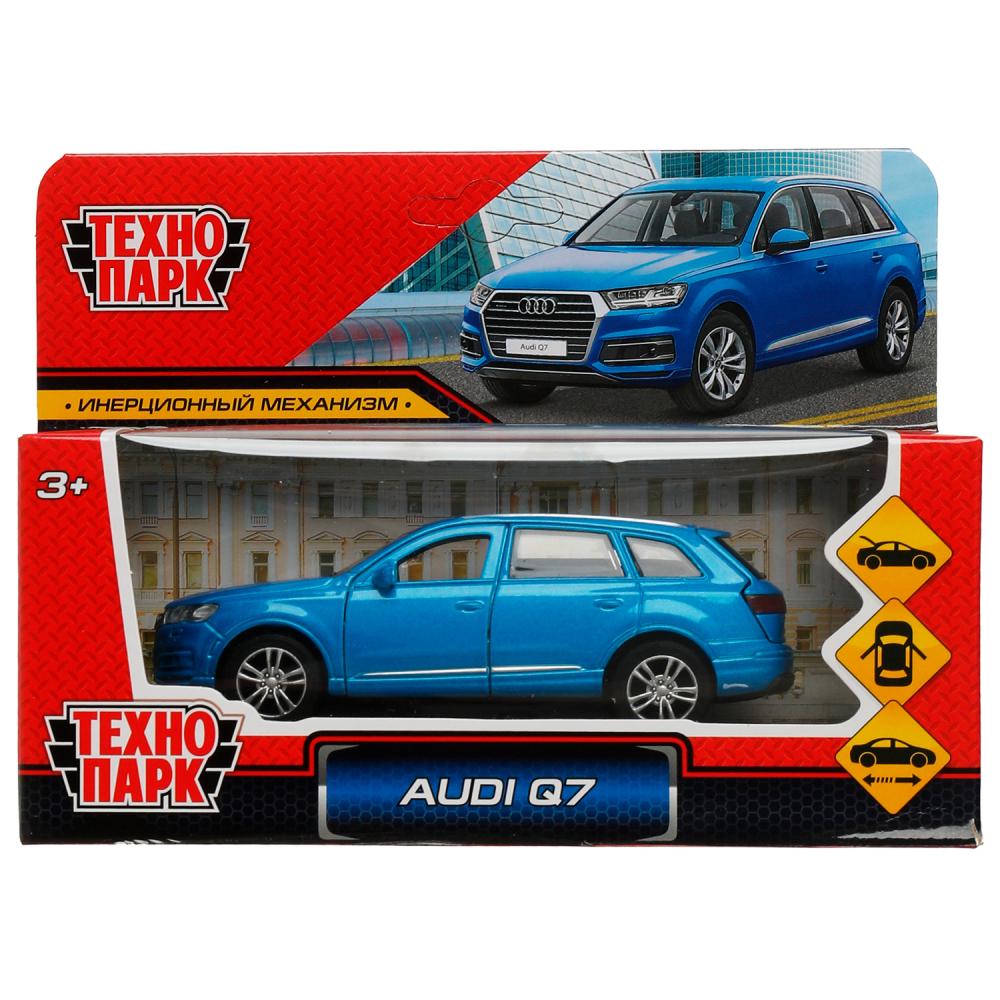 Машина металл Ауди Q7, 12 см. синий Технопарк Q7-12-BU