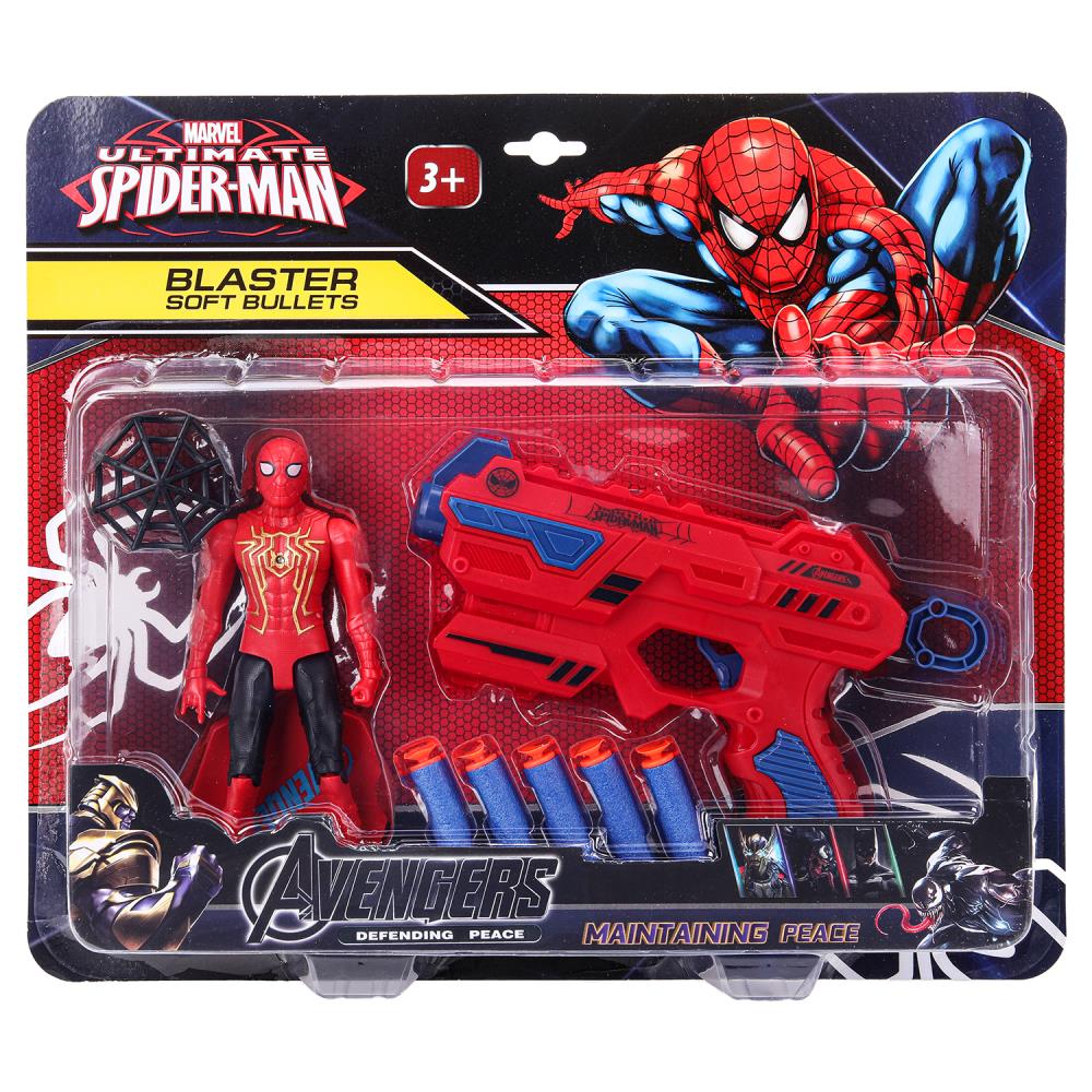 Бластер с мягкими пулями и фигуркой (игрушка) ИГРАЕМ ВМЕСТЕ ST0283933L-R