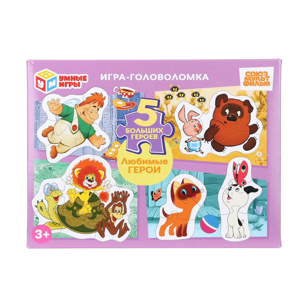 Игра-головоломка с фигур. дет. "Любимые герои. Союзмультфильм" УМка 4630395043670
