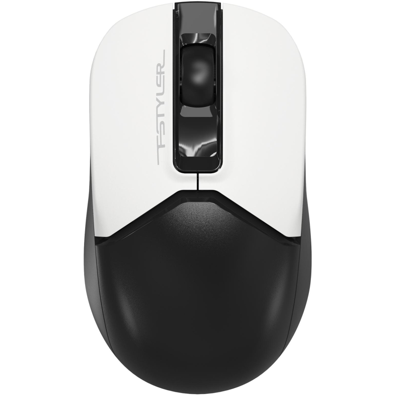 Мышь компьютерная A4Tech Fstyler (FG12 Panda) белый/черн оптич/1200dpi/3but 1777606