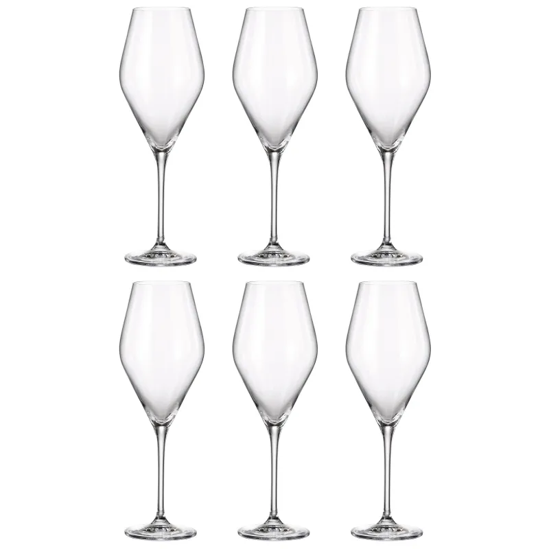 Бокал для бел вина LOXIA, 510 мл(набор 6шт)арт. 91L/1SJ03/0/00000/510-664 Crystal Bohemia 1911894