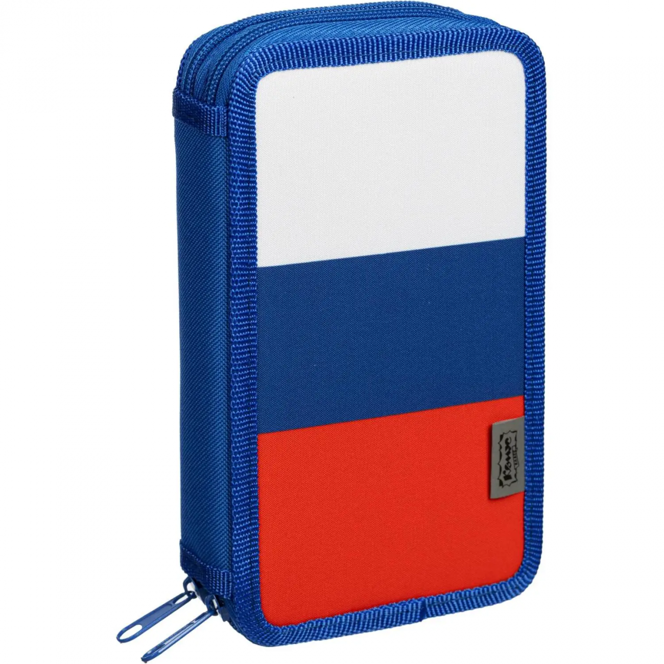 Пенал Триколор 2 отд. ткань, 190х110 мм, ПКТ 11-20 Комус Класс 1716457