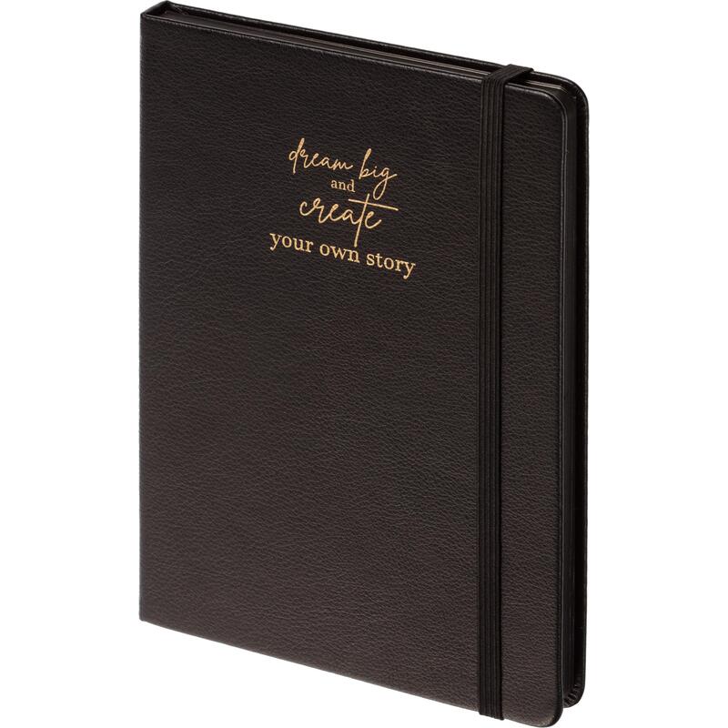 Ежедневник недат. черный, А5 136 л. Story, ATTACHE 1568282