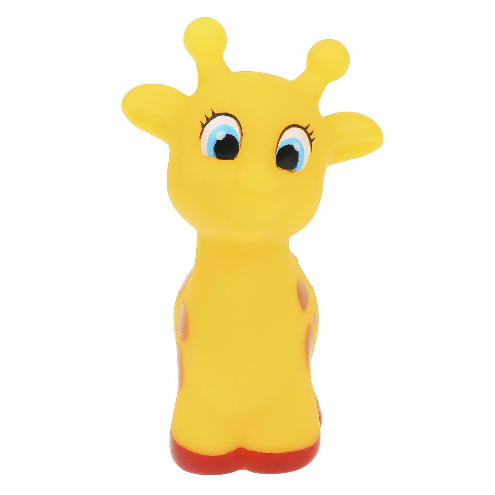 Игрушка для ванны жираф 10 см. в сетке, КАПИТОШКА YF-GIRAFFE