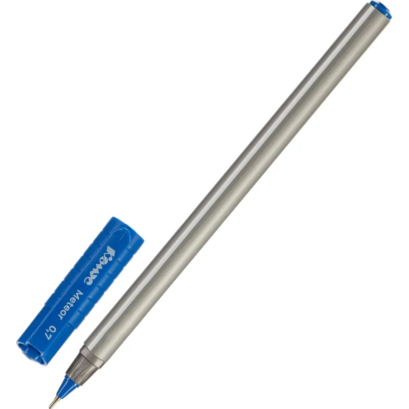 Ручка шариковая неавтомат. Комус Meteor, д.ш.1 мм,лин 0,7 мм,трехгранн,син 2032426