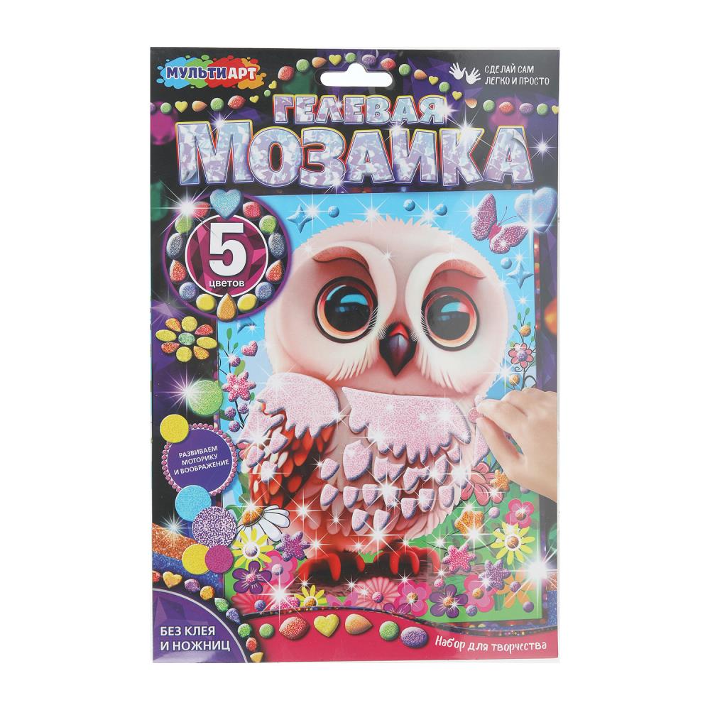 Гелевая мозаика 17х23 см. сова MultiArt GEL-OWL (100)