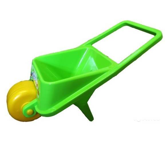 Тачка 46 см детская игрушечная для песочницы Нордпласт Н-431726
