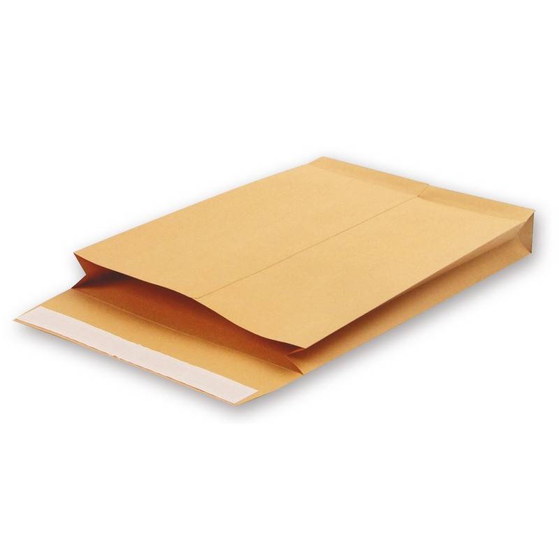 Пакет Bong Gusset С4 из крафт-бумаги 130 г/кв.м стрип (200 штук в уп) 95222