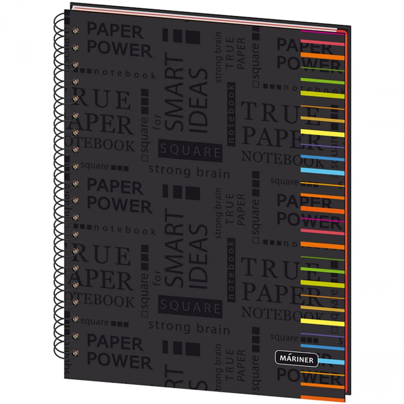 Бизнес-тетрадь Wisdom 9 А4,120л,200х274, 3 разд, клетка, диз 4, 0009 Mariner 1608811