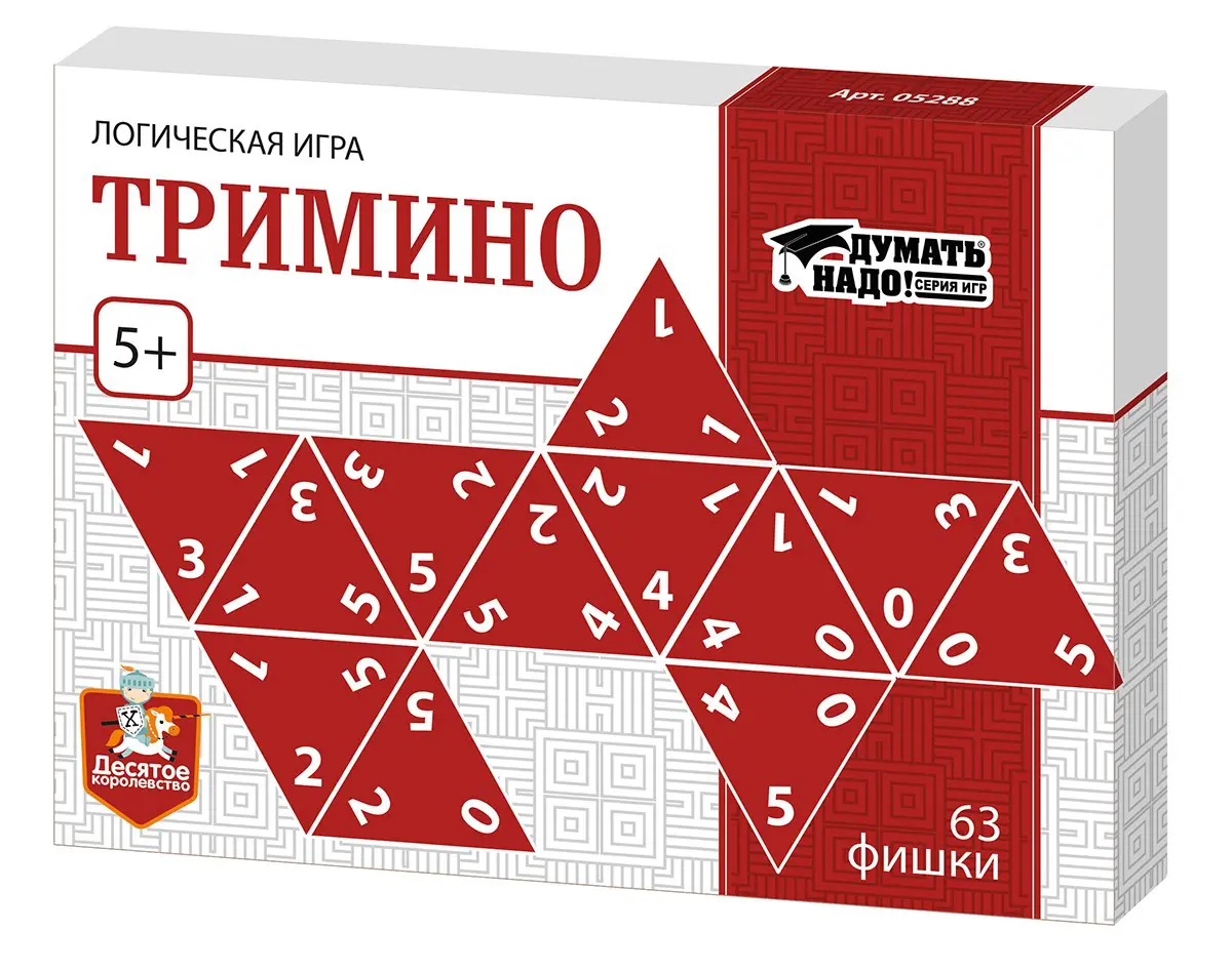 Настольная игра Десятое королевство логическая Тримино 05288ДК