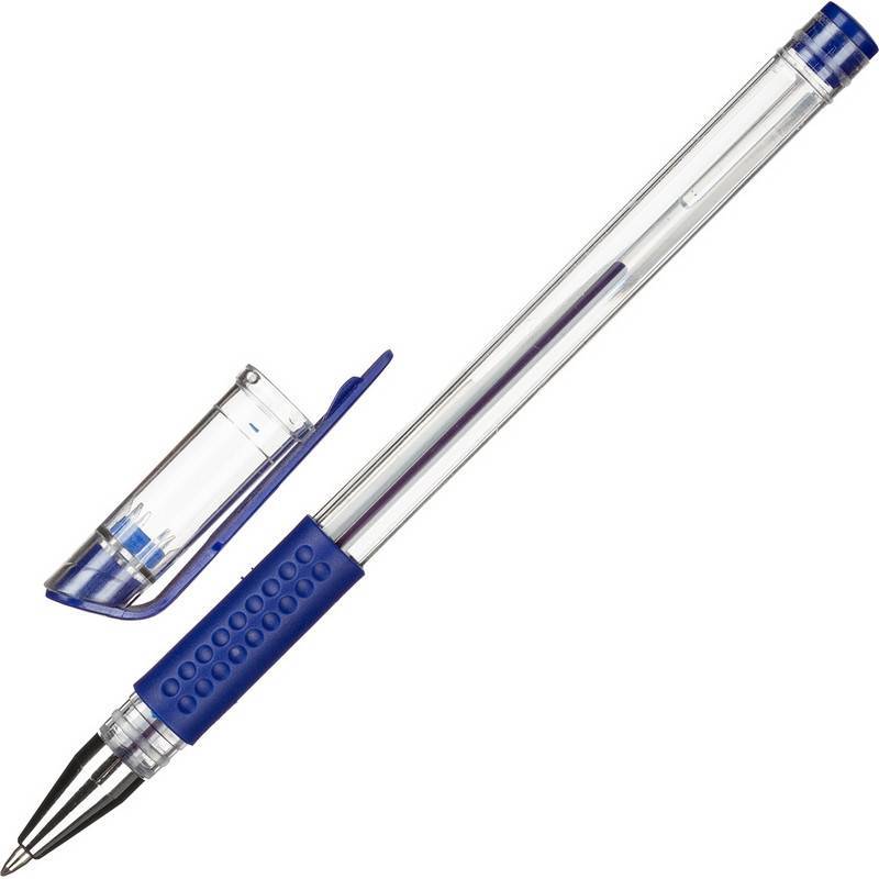 Ручка гелевая Attache Economy синий стерж. 0,3-0,5мм, манжетка 901703