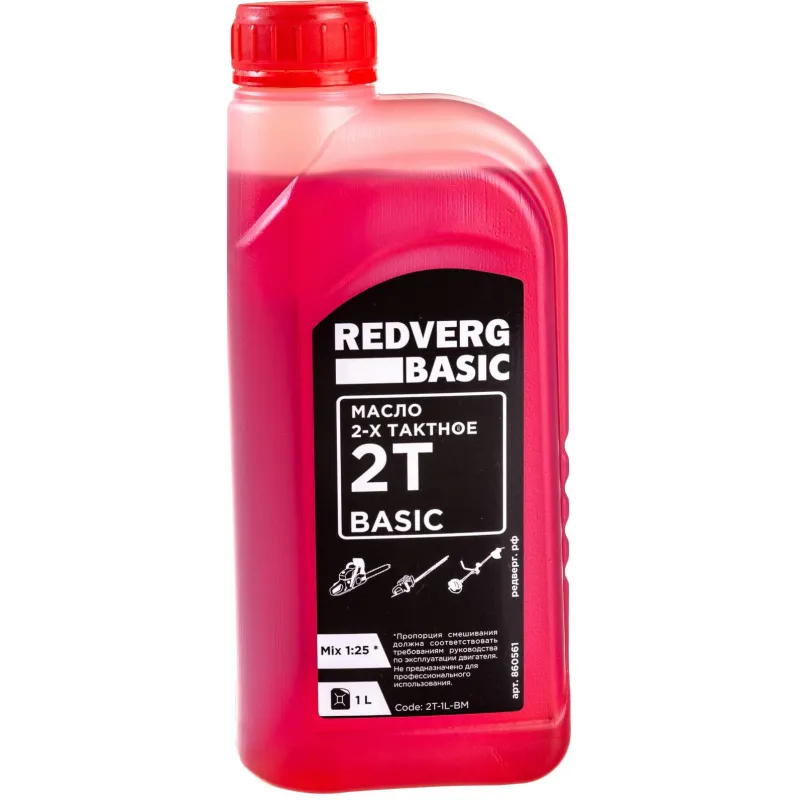 Масло RedVerg Basic 2-х тактное (1л) 1686354 860561