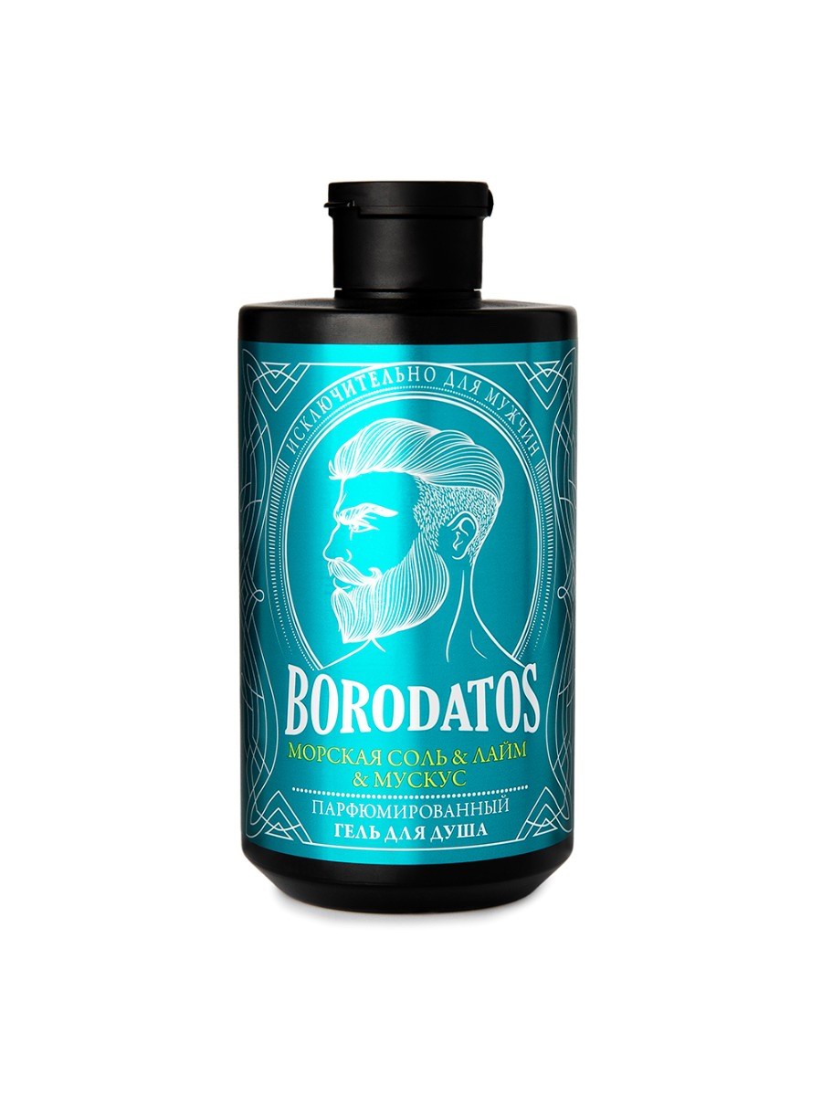 Borodatos Гель для душа Морская соль & Лайм & Мускус, 400мл 4630040346576
