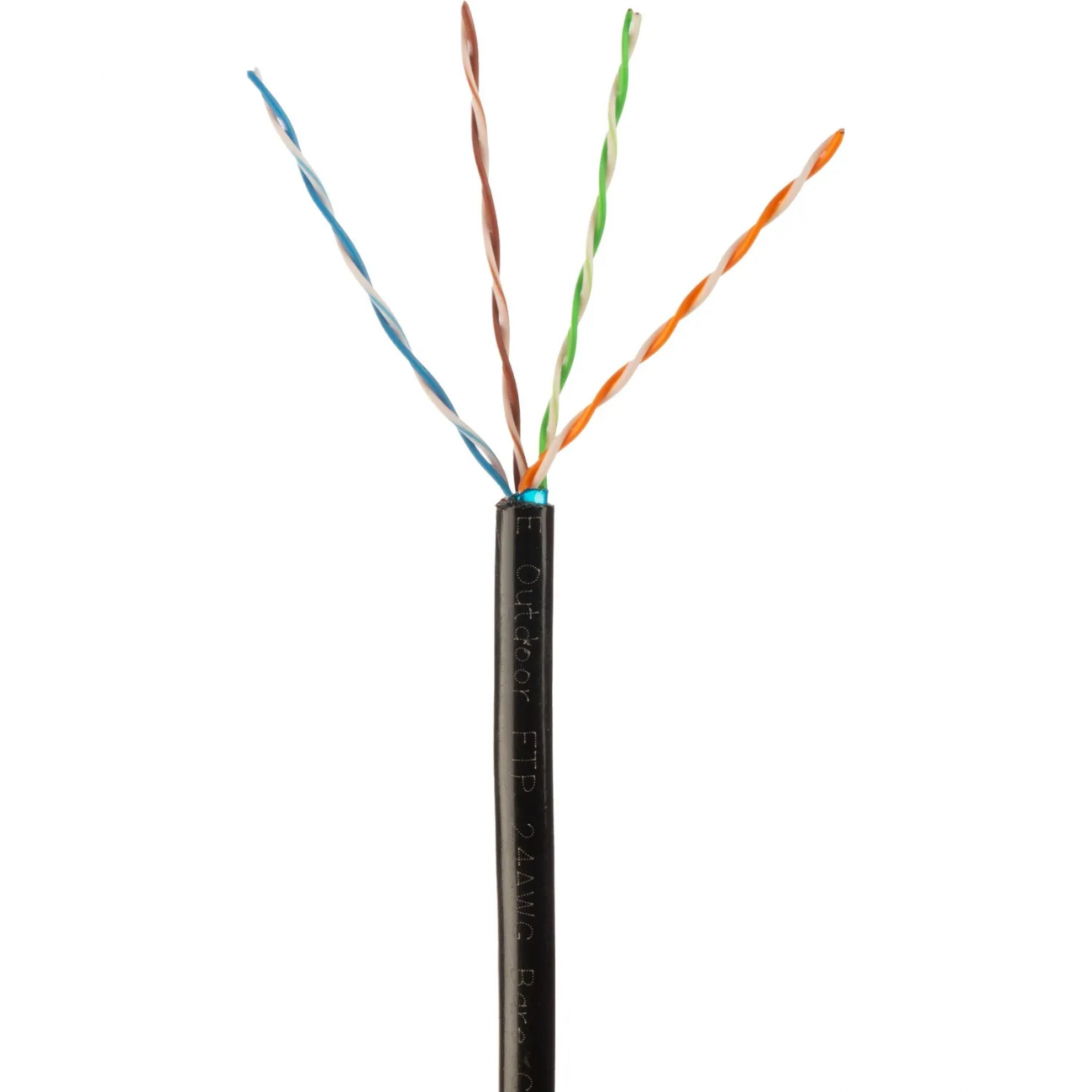 Кабель BigTech BT-CECR-007 медь FTP 4пары, кат.5e AWG24 PE Outdoor 305м чер 2208479