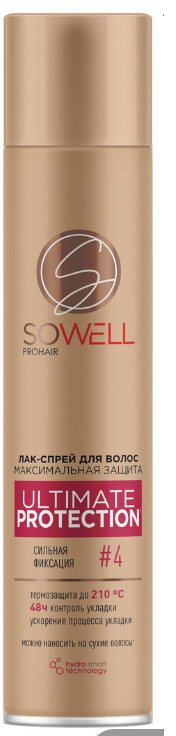 Лак-спрей для волос SoWell Ultimate Protection 300 см3 4660222720276