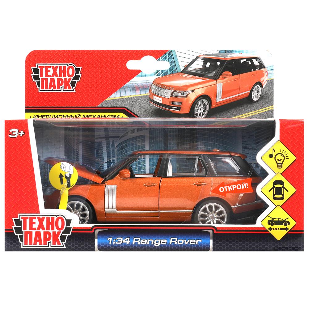 Машина металлическая свет-звук "Рэндж Ровер", 14,7 см. капот, инерция Технопарк SB-68357