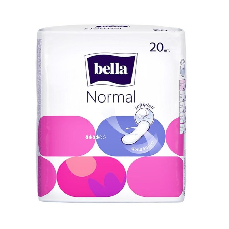 Прокладки женские гигиенические Bella Normal, 20 шт./уп. 840594