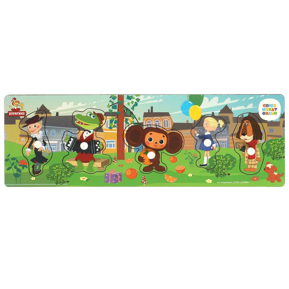 Игрушка деревянная вкладыши Союзмультфильм Буратино игрушки из дерева CHEB-28