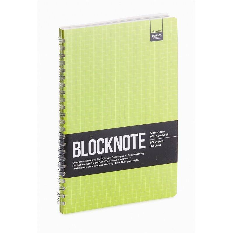 Блокнот Альт Ultimate Basic Active Book А5 60 листов в клетку спираль (135х210 мм) 319006