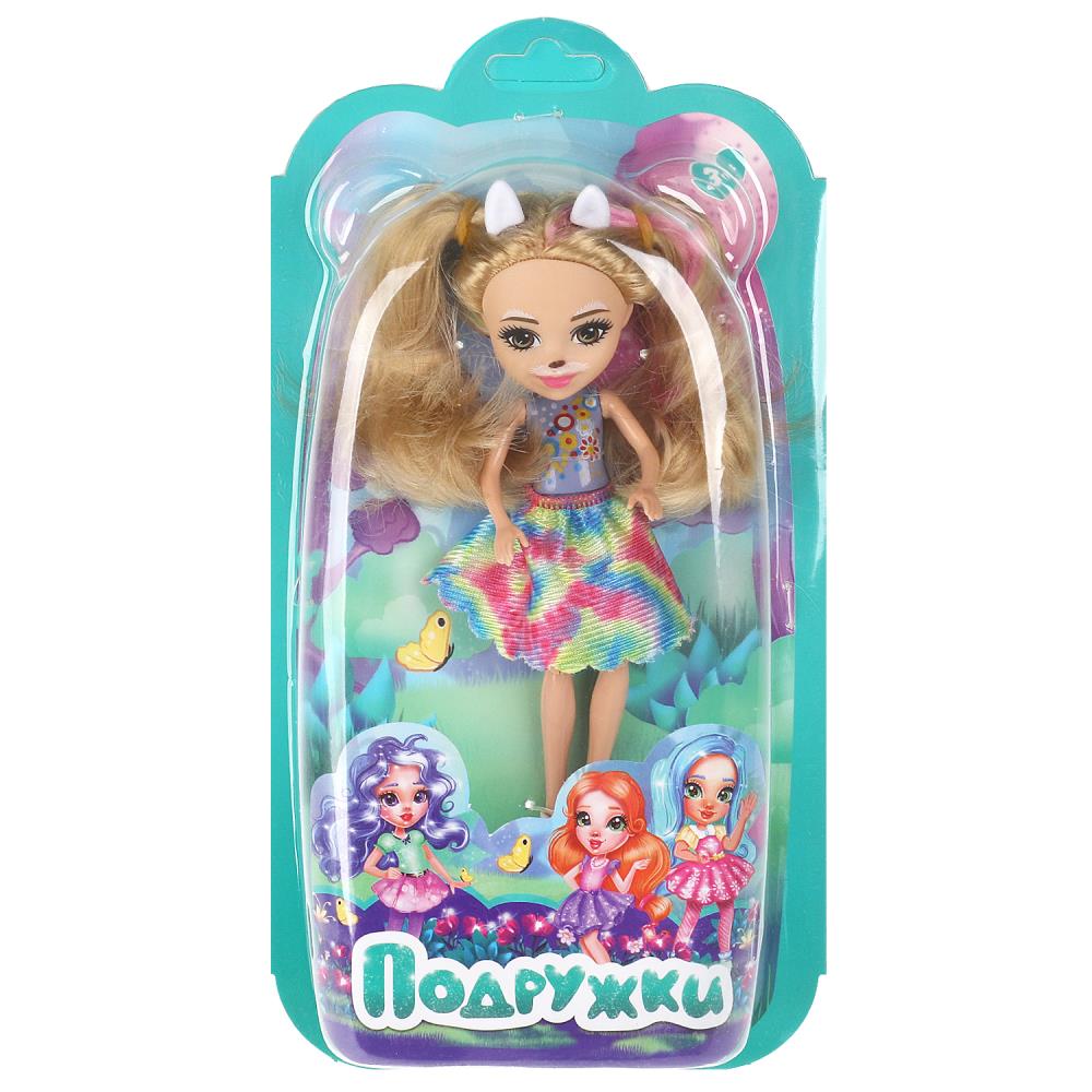 Кукла 15 см. Подружки. кенгуру, ноги сгибаются Карапуз B2185461-ENC-RU (144)