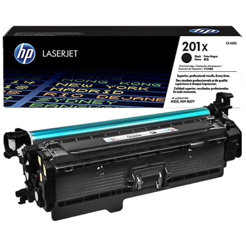 Картридж лазерный HP 201X CF400X чер. пов.емк. для CLJ Pro MFP M252/277 489833