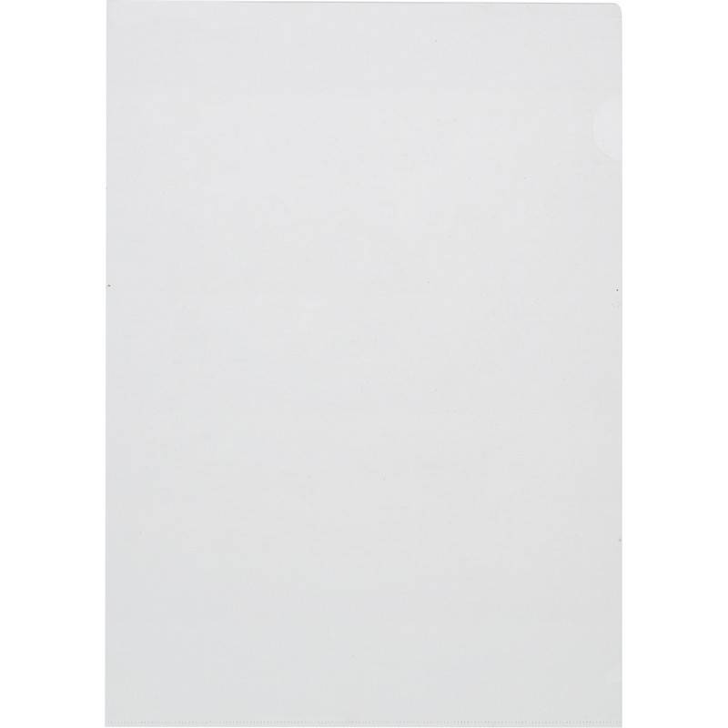 Папка-уголок Attache A4 пластиковая 150 мкм прозрачная (10 штук в уп) 627965