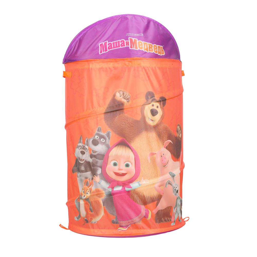 Корзина для игрушек "Маша и Медведь" 43х60 см. Играем Вместе XDP-17959-R