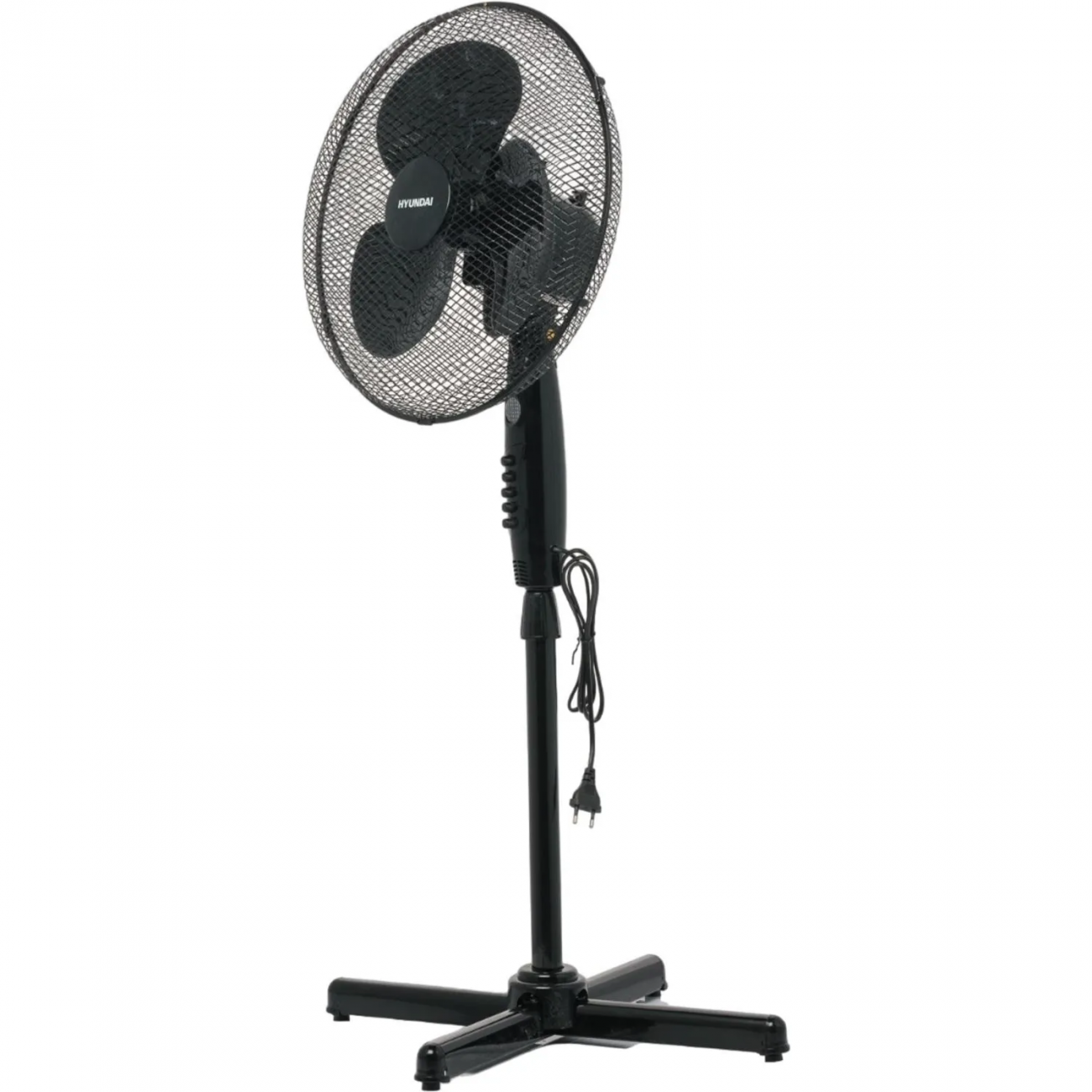 Вентилятор Hyundai H-SF16-F1601, 40Вт, 40см, напольный, черный 1998545