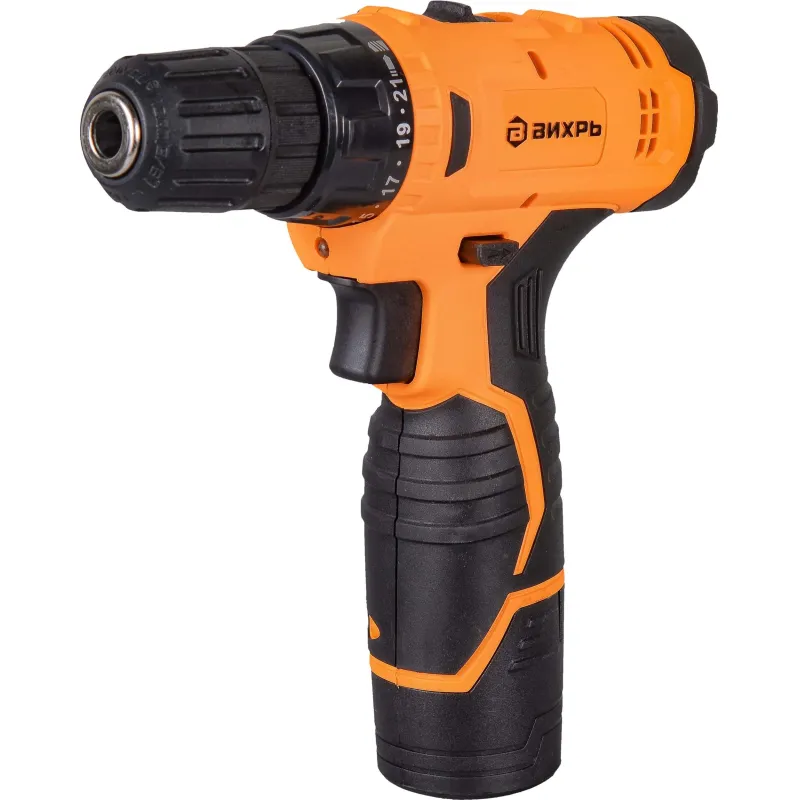 Дрель-шуруповерт аккум. Вихрь ДА-12Л-2к 12В, 1.3Ач, 20Нм (72/14/7) 758306