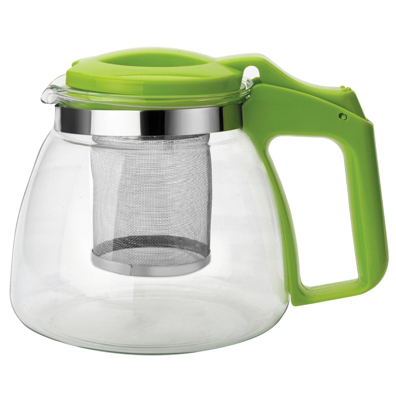 Чайник заварочный стекл 0,9л с фильтром зелен TM Appetite 1807309 500078948