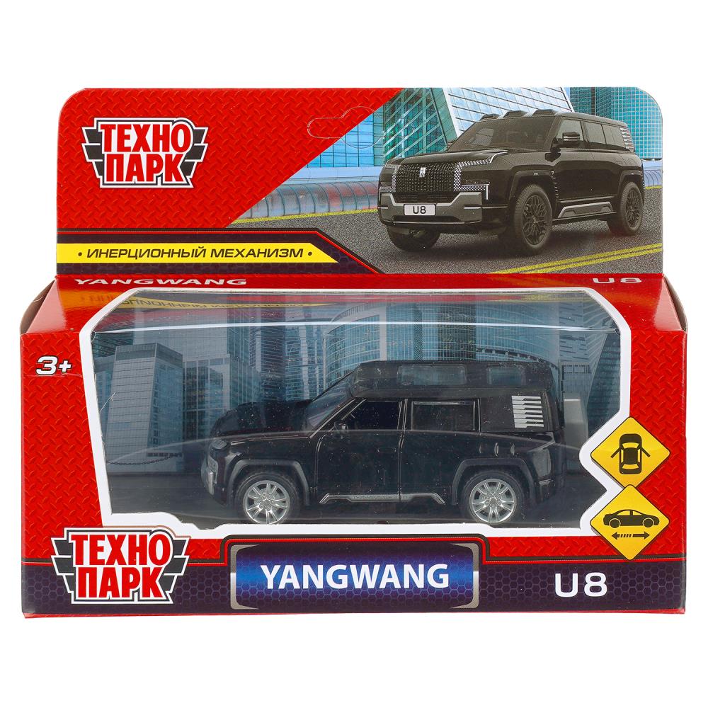 Машина металлическая yangwang u8, 10,5 см, черный, Технопарк U8-11-BK