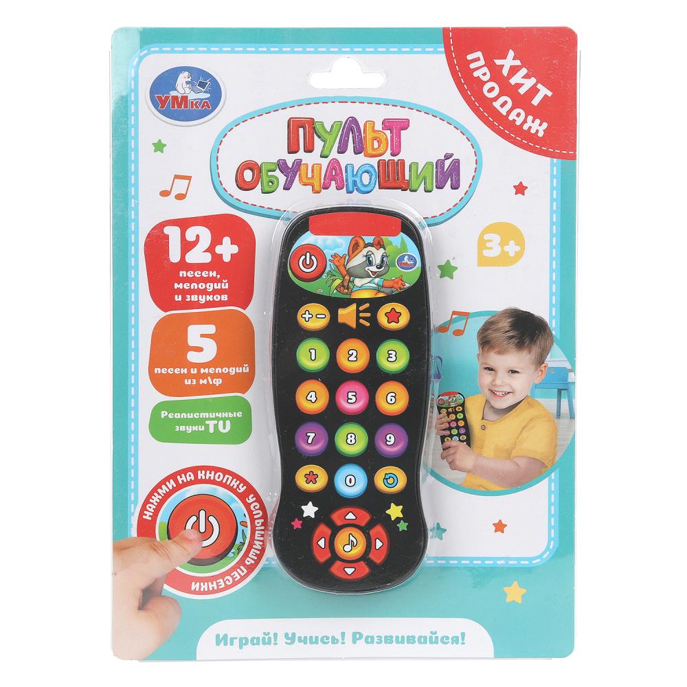 Игрушка Пульт, чёрный 12+ песен, мелодий и звуков Умка HT1429-R3