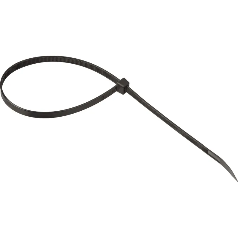 Хомут стяжка нейлоновая TOPFORT 8х400 черный 100 шт/уп 2097650