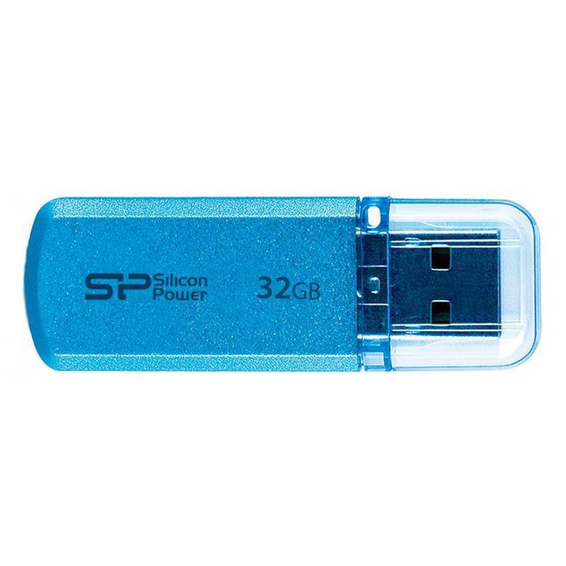 Флеш-память Silicon Power Helios 101 32Gb USB 2.0 синяя SP032GBUF2101V1B 217697