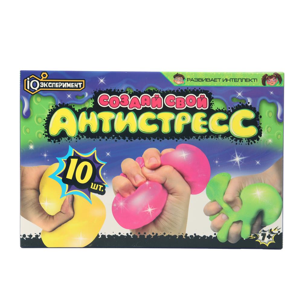 Набор опытов "Создай свой антистресс" 10 шт. IQ Эксперимент TG01-EXS10-RU