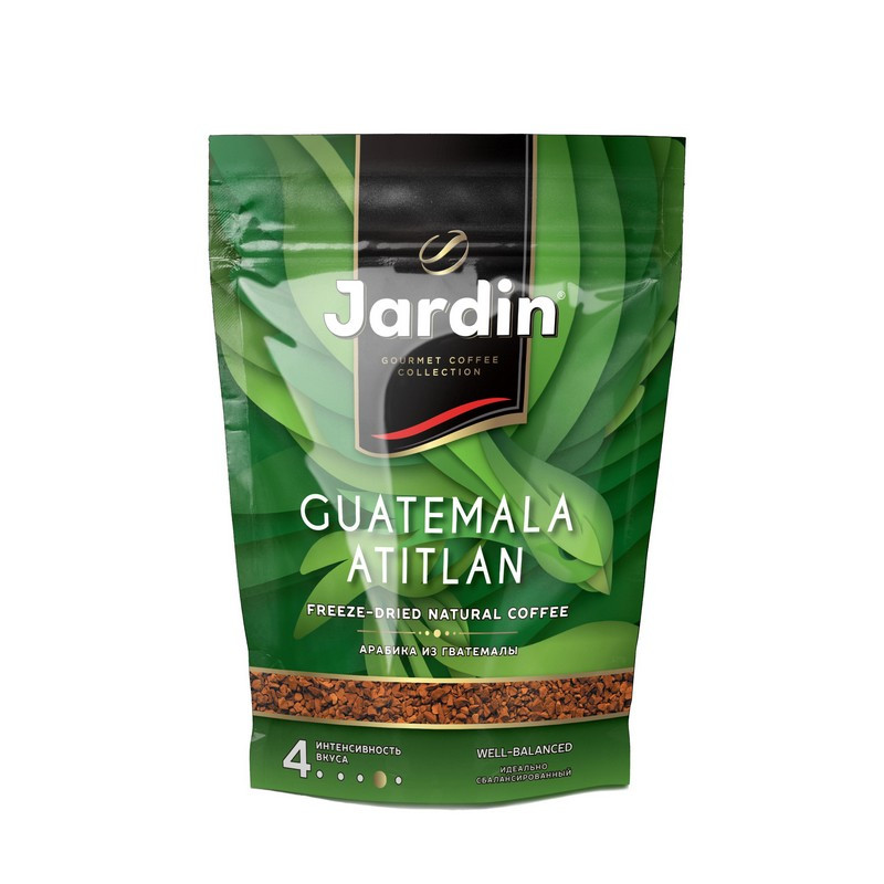 Кофе Jardin Guatemala Atitlan сублимированный,150г пакет 357133