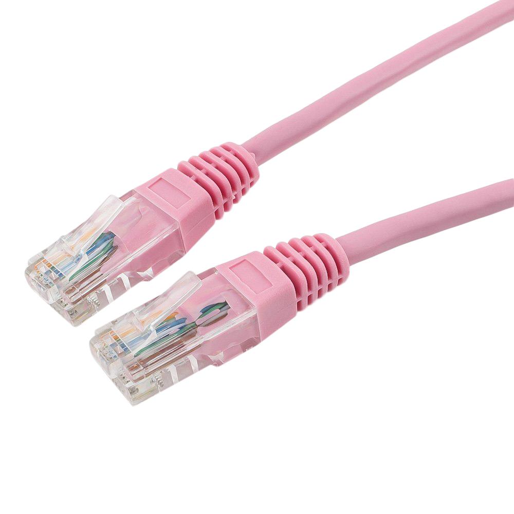 Патч-корд UTP Cablexpert PP12-0.5M/RO кат.5e, 0.5м, розовый 1124719
